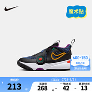 NIKE 耐克兒童籃球運(yùn)動(dòng)鞋TEAM HUSTLE D12魔術(shù)貼易穿脫男女童實(shí)戰(zhàn)球鞋 FQ7659-001（HUSTLE D 11） 28 【建議腳長17cm】