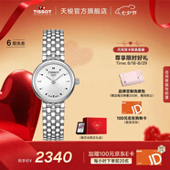 天梭（TISSOT）官旗 瑞士手表小可愛(ài)系列時(shí)尚簡(jiǎn)約石英女表送女友七夕禮物 銀盤(pán)鋼帶  T058.009.11.031.00