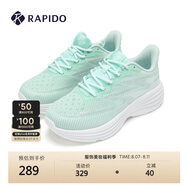 Rapido靂霹道春秋男女同款休閑基礎(chǔ)簡(jiǎn)約時(shí)尚舒適運(yùn)動(dòng)鞋厚底鞋CQ46K3S02 薄荷色 37