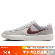 耐克NIKE板鞋男女減震SB FORCE 58運動鞋F(xiàn)Q7637-001灰44.5