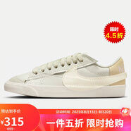 耐克NIKE運(yùn)動(dòng)板鞋女經(jīng)典BLAZER LOW '77運(yùn)動(dòng)鞋DQ1470-004白色 36.5