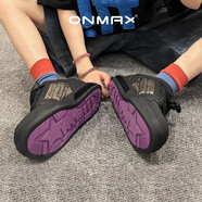 ON MAX【范丞丞同款】小帆船黑色國(guó)潮牌厚底星星低幫板鞋男女2025夏新款 黑色 卡半碼拍大一碼 41 (255mm)