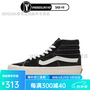 VANSSK8-Hi VR3復古黑白男女情侶鞋高幫休閑板鞋VN0005UN1KP 黑白VN0005UN1KP 42.5