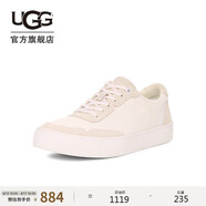 UGG春季新款男士舒適輕便拼接低幫系帶平底休閑鞋1170561WHT|白色 41