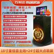 MALATA驚天霹靂W30大功率語音k歌直播一體機(jī)戶外廣場舞音響18寸重低音 W30