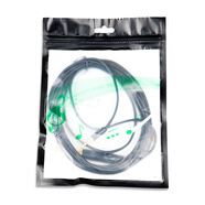 HYUNDAI原裝 L9單卡農轉3.5mm平衡線(xiàn)森然SO8專(zhuān)用48V數字麥克風(fēng)話(huà)筒音頻線(xiàn)現貨 黑色 2米