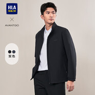 HLA海瀾之家夾克男輕商務(wù)經(jīng)典系列印花外套行政夾克【七夕禮物】