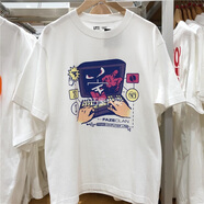 UTLV男女情侶裝Skater潮流印花T恤短袖HYPEBEAST運動半袖聯(lián)名457250夏 白色游戲機459201 S