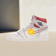 莆田男鞋爆款純原aj1高幫校園板鞋男女高質(zhì)量蒲田板鞋運動(dòng)鞋 兔八哥【高幫】 38