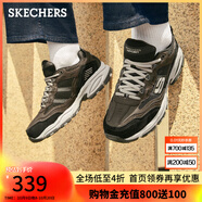 斯凱奇（Skechers）男子復(fù)古潮流百搭運(yùn)動(dòng)鞋增高老爹鞋休閑鞋237067 棕色/黑色/BRBK 45