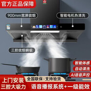 櫻花【補貼至高20%】家用頂側雙吸油煙機大吸力觸控式上下雙進(jìn)風(fēng)口抽 T900 自己安裝