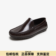 萊爾斯丹（le saunda）夏商務(wù)休閑低幫舒適男司機鞋4TM70703 深啡色 TMB 40