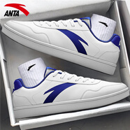 安踏小白鞋男鞋秋冬新款板鞋輕便薄底好打理白色休閑鞋子男通勤運動(dòng)鞋