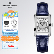 康斯登（Frederique Constant）百年典雅手表女瑞士手表皮帶女表方盤女士腕表情人節(jié)禮物送女友 FC-200MC16