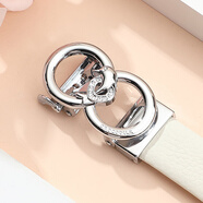 鱷魚(yú)恤新年禮物頭層牛皮精致女士自動(dòng)扣腰帶時(shí)尚百搭皮帶女生日