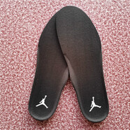 適配喬丹AJ1 3 4 5 23 312男女原裝品質(zhì)籃球跑減震透氣防臭aj鞋墊 黑色白aj 34碼