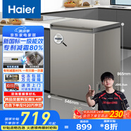 海爾（Haier）小冰柜家用京東自營100升小冰箱小型冷柜大容量-30度深冷速凍保鮮BC/BD-100GHCD家電國家補貼20%