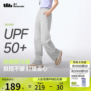 蕉下（beneunder）速干直筒褲女士運動(dòng)休閑長(cháng)褲子通勤冰絲防曬褲DS849 25春夏新款