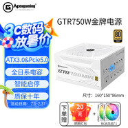 艾湃電競電源750w/850w金牌全模組GTR750M臺式機電腦電源ATX3.1 PCIE5.1全日系電容/十年保~GTi650M GTR750MW ATX3.0【白】贈風(fēng)扇*1 電源【贈螺絲刀】