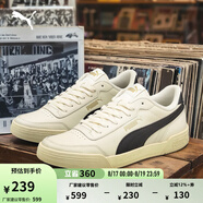 彪馬（PUMA）官方 男女同款情侶輕便經(jīng)典簡(jiǎn)約休閑百搭潮流板鞋 CARACAL 369863 米白色-黑色-黑色-29 36