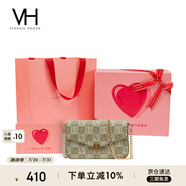VANESSA HOGAN【送禮推薦】VH女包山茶花信封包高級感包包老花鏈條包單肩斜挎包