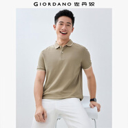 佐丹奴Polo衫男士蜂巢網(wǎng)眼珠地布男翻領(lǐng)上衣polo衫男短袖01011425