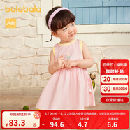巴拉巴拉女童連衣裙寶寶裙子嬰兒公主裙2024夏裝兒童洋氣甜美208224111025