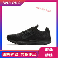 耐克（NIKE）NikeZOOM WINFLO 5男鞋氣墊運動(dòng)鞋網(wǎng)面休閑女鞋跑步鞋 AA76 AA7406-002 黑色 36