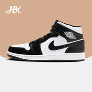 耐克（NIKE）【潮】Air Jordan aj1男鞋中高幫休閑運動(dòng)透氣舒適籃球鞋 DD1649-001黑白熊貓 43