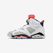耐克（NIKE）AIR JORDAN 6 Tinker 籃球鞋 AJ6手稿 白藍紅外線喬六 384664-104 手稿 384665-104 女  36
