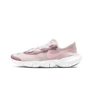 耐克（NIKE）新款夏季赤足5.0Free 跑步鞋軟底網(wǎng)面男女休閑運(yùn)動(dòng)鞋競(jìng)速體考 赤足2020【白粉】 40.5