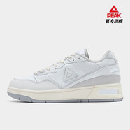 匹克（PEAK）態(tài)極910OG板鞋女新款低幫休閑鞋革面耐磨防滑運動(dòng)鞋 大白/淺灰 36