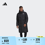 adidas 530蓬拒水防潑防風保暖戶外鴨絨羽絨服男女阿迪達斯輕運動   黑色   XL