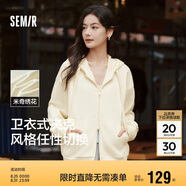 森馬迪士尼米奇家族合作外套女連帽寬松2025春季繡花夾克109125108001