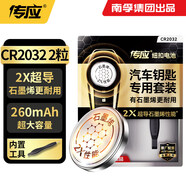 傳應南孚CR2032石墨烯紐扣電池2粒 車鑰匙專用【內(nèi)置撬棍+螺絲刀】適用于奧迪/寶馬/大眾/別克/奔馳等