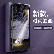 古尚派 適用蘋果XSMax手機殼側(cè)邊彩繪皮套iPhone7/8Plus防摔硅膠保護套SE2/SE3全包XR男女款梵高油畫創(chuàng)意 側(cè)邊彩繪【畫家梵高】防指紋 蘋果x/xs