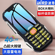 波導(dǎo)（BiRD）S1老年機(jī)超長(zhǎng)待機(jī)王移動(dòng)聯(lián)通電信版4G全網(wǎng)通大按鍵大音量老人手機(jī)大屏幕大字體語(yǔ)音王超大聲黑色