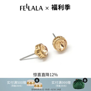 FellalaFellala翡拉拉時尚優(yōu)雅時尚耳釘麋鹿之眼商場同款基本款 金色