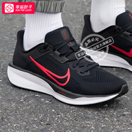 耐克（NIKE）跑步鞋男鞋 2025秋季新款運動跑鞋網面透氣耐磨緩震低幫跑步鞋 QUEST 6/黑/白/大學紅 39