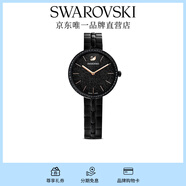施華洛世奇（SWAROVSKI） COSMOPOLITAN 手表女 瑞士制造畢業(yè)禮物女 黑色 5547646