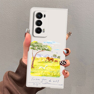 藝彩家 榮耀MagicV2手機(jī)殼至臻版全包女新款男生夏小清新旅行風(fēng)景榮耀MagicVS2折疊屏保護(hù)套網(wǎng)紅 古董白-浪漫風(fēng)景8 榮耀MagicV2