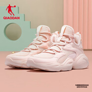 喬丹QIAODAN夏季女鞋跑步鞋網(wǎng)面透氣運(yùn)動(dòng)鞋輕便跑鞋老爹鞋R 海貝粉/白色 38