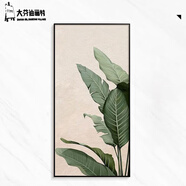 畫(huà)大芬大芬高檔玄關(guān)裝飾畫(huà)掛畫(huà)家大業(yè)大入戶(hù)門(mén)植物畫(huà)平面豎版豎款感落地 家大業(yè)大F 80*120晶瓷平面鋁合金金框