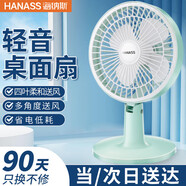 HANASS電風(fēng)扇臺扇立式小風(fēng)寶風(fēng)扇迷你便攜學(xué)生大風(fēng)力辦公室桌面創(chuàng  )意臺扇 M2-151