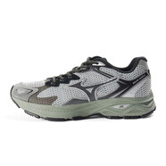 美津濃（MIZUNO）RACER S跑步鞋野鴿灰機能風(fēng)復古跑鞋網(wǎng)面透氣運動(dòng)鞋老爹鞋 綠野仙蹤 D1GH223513 36