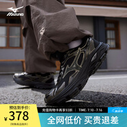 美津濃（MIZUNO）【RACER S】軟底輕便運(yùn)動(dòng)跑步鞋男女同款緩震透氣休閑慢跑鞋 21/暗黑金屬 39 (250mm)