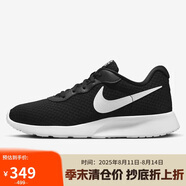 耐克NIKE女子休閑鞋 NIKE TANJUN FLYEASE 運動(dòng)鞋DV7786-001黑白 37.5
