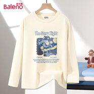 班尼路（Baleno）t恤男長(zhǎng)袖春秋季情侶休閑潮流體恤衫寬松純棉大碼圓領(lǐng)打底衫上衣