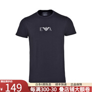 阿瑪尼（ARMANI）奢侈品男裝 男士時(shí)尚百搭休閑修身薄款短袖T恤單件打底 節(jié)日禮物 97926黑色 XL