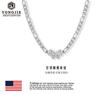 雍杰星屑蝴蝶項(xiàng)鏈女輕奢小眾個(gè)性短款高級(jí)感冷淡風(fēng)鎖骨鏈頸鏈送女朋友 星屑蝴蝶項(xiàng)鏈